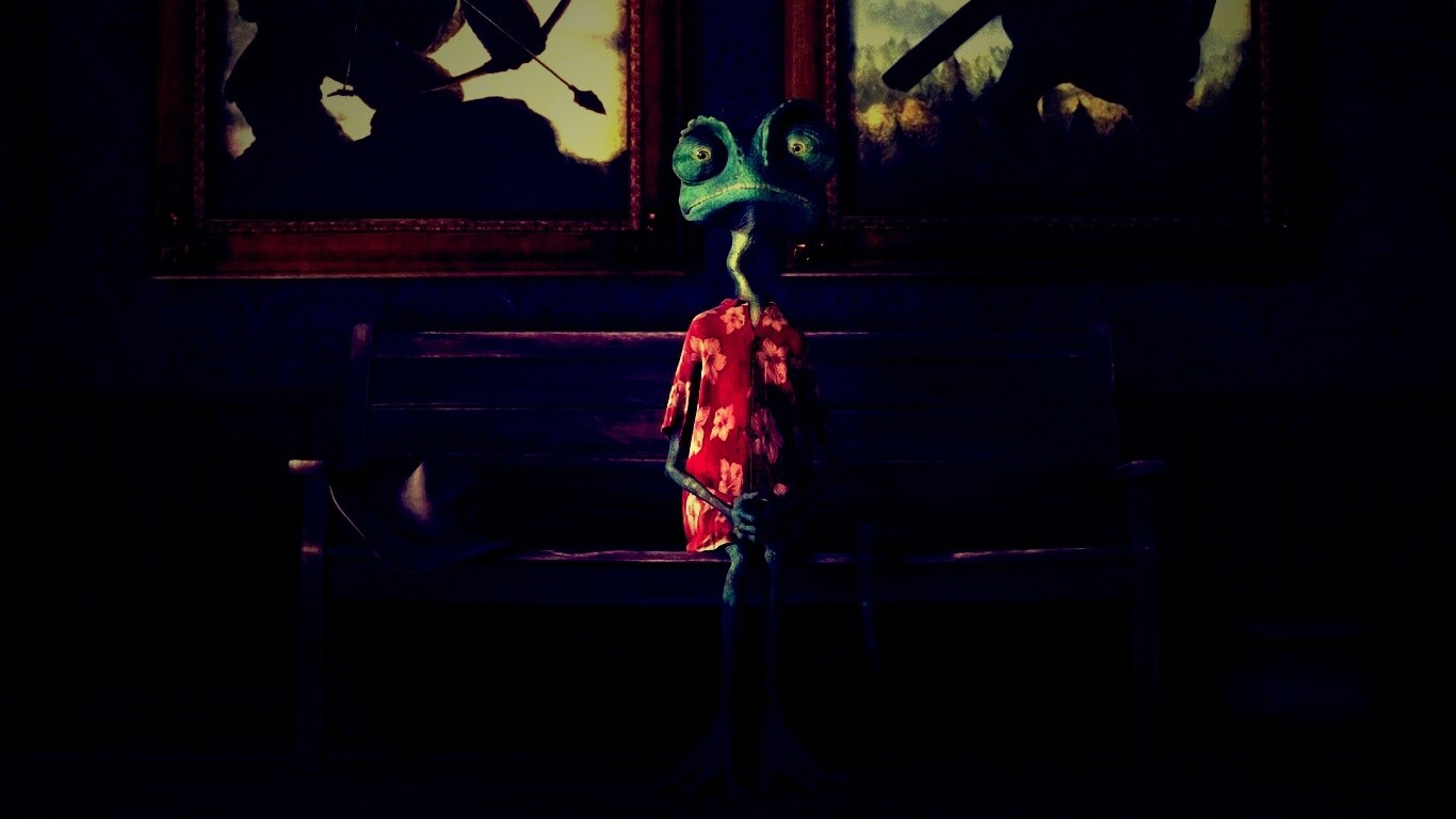 Ранго между двух картин обои