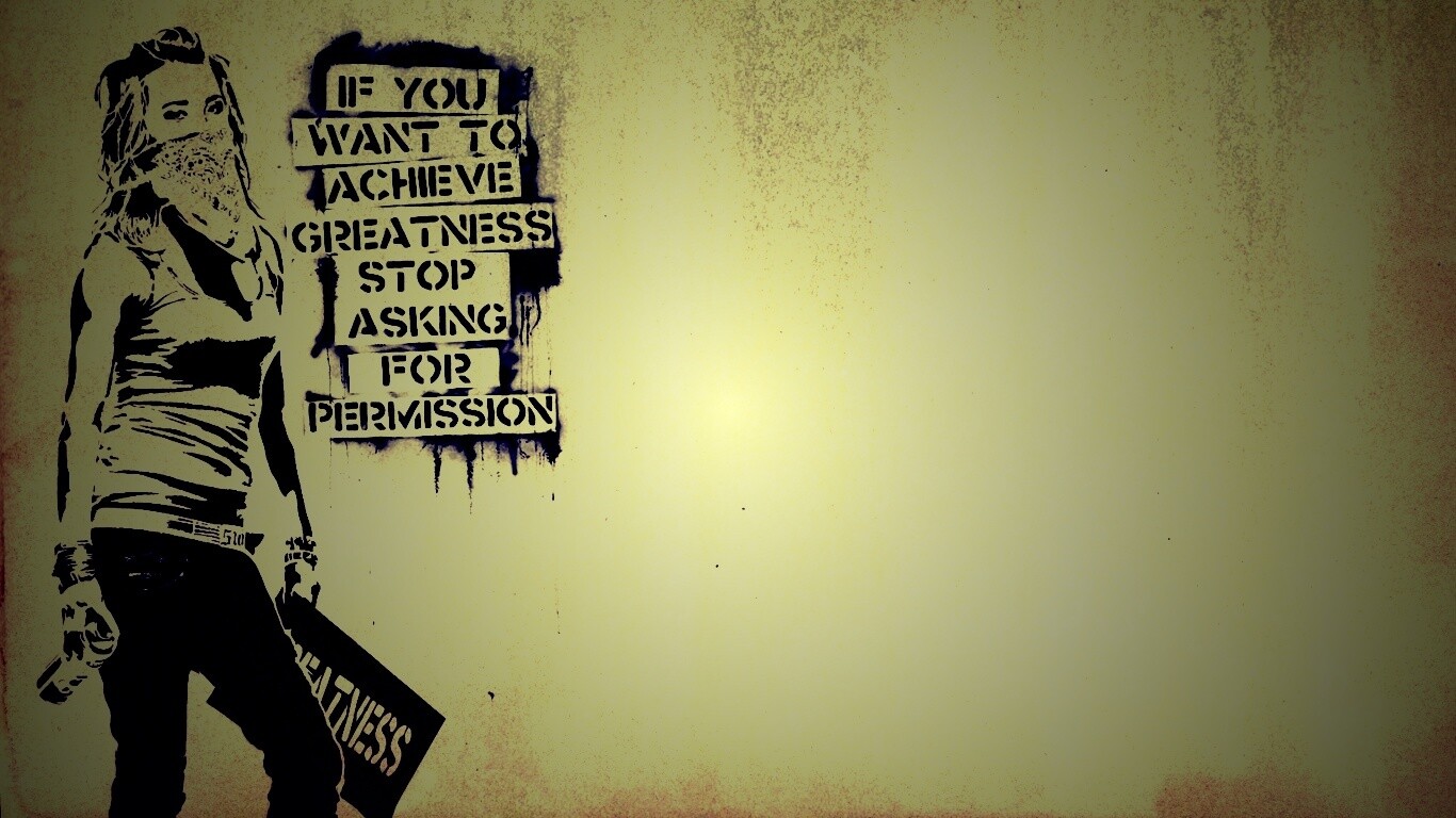 Девушка с баллончиком обои