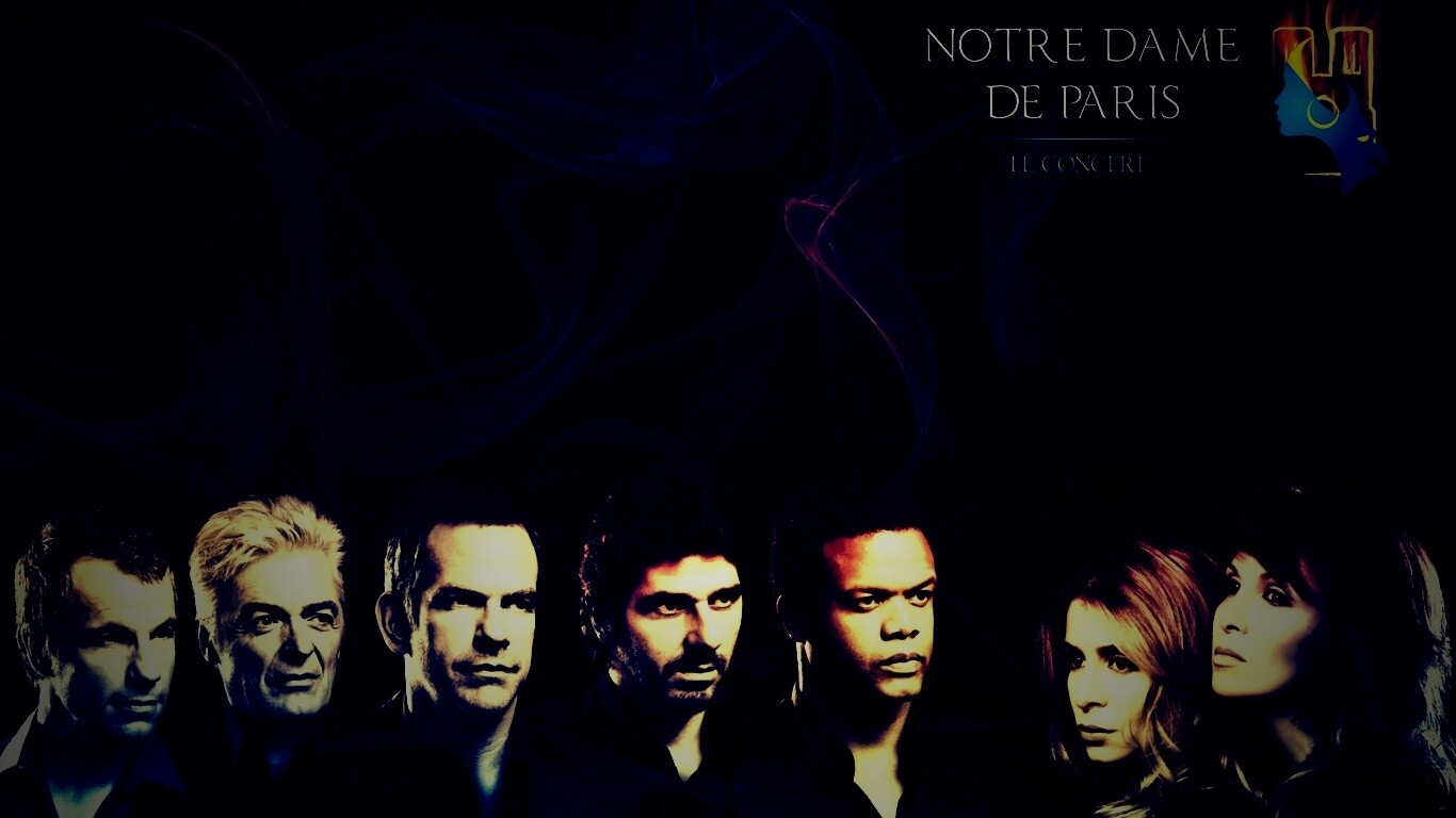 Актрёры мюзикла Нотр Дам де Пари обои