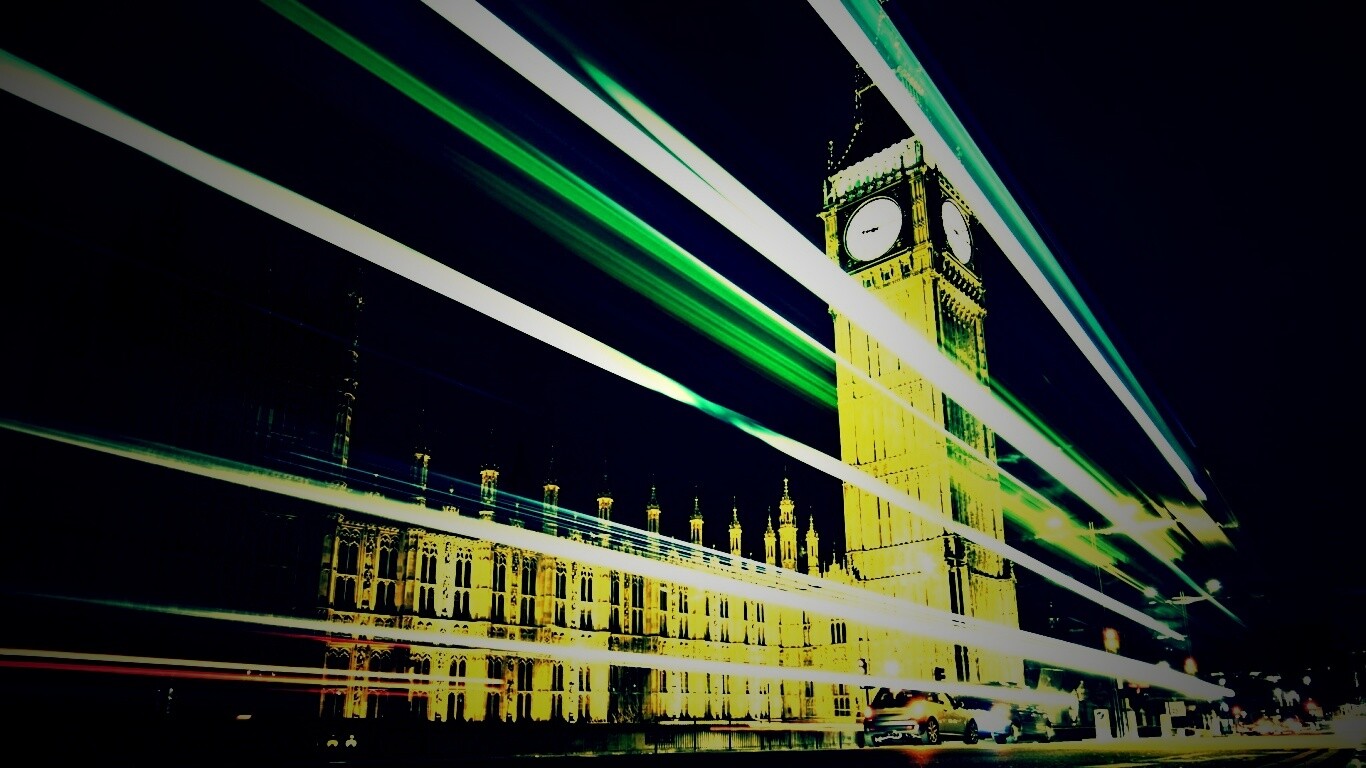 Лондон на скорости обои