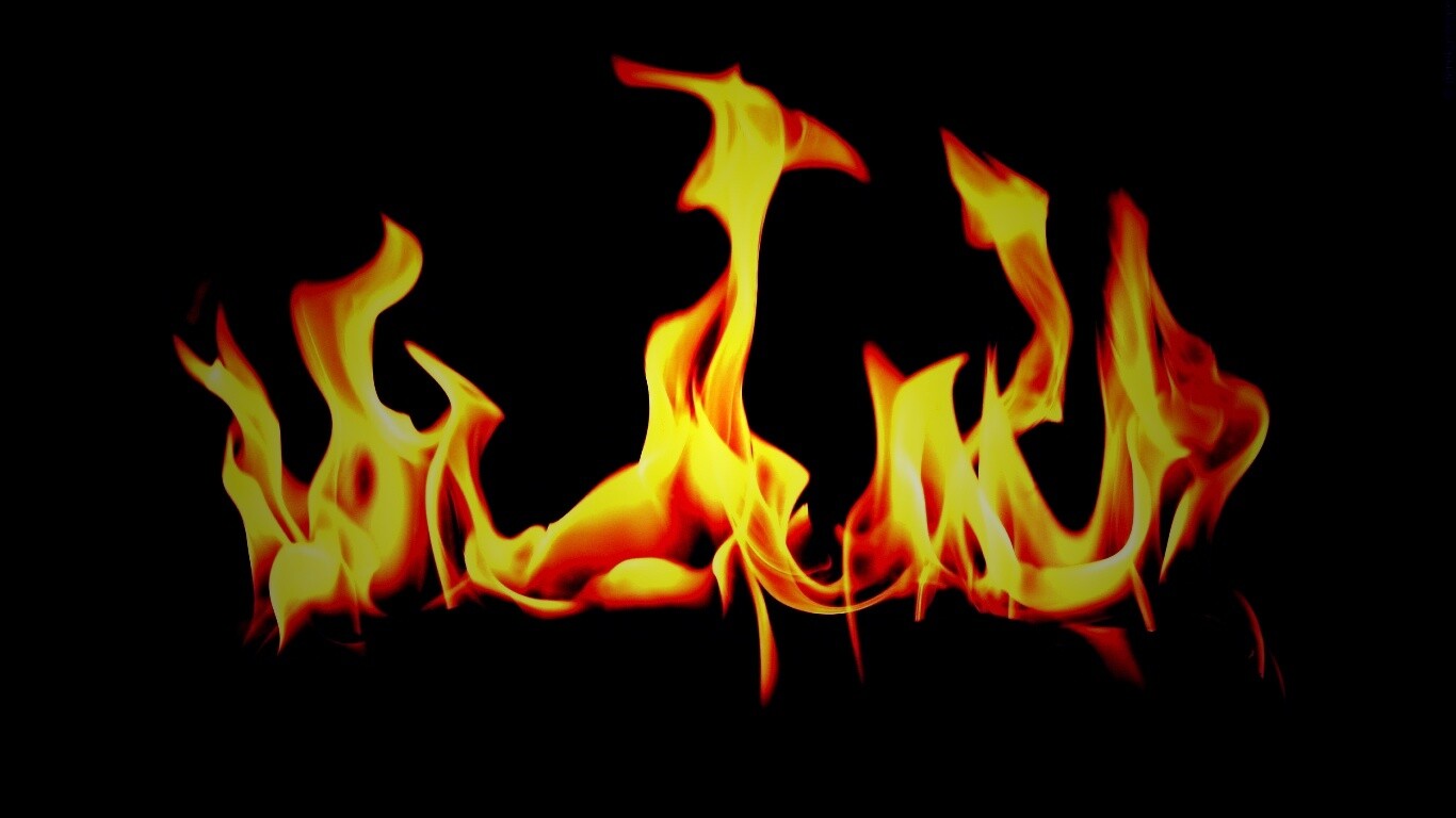 Огонь обои