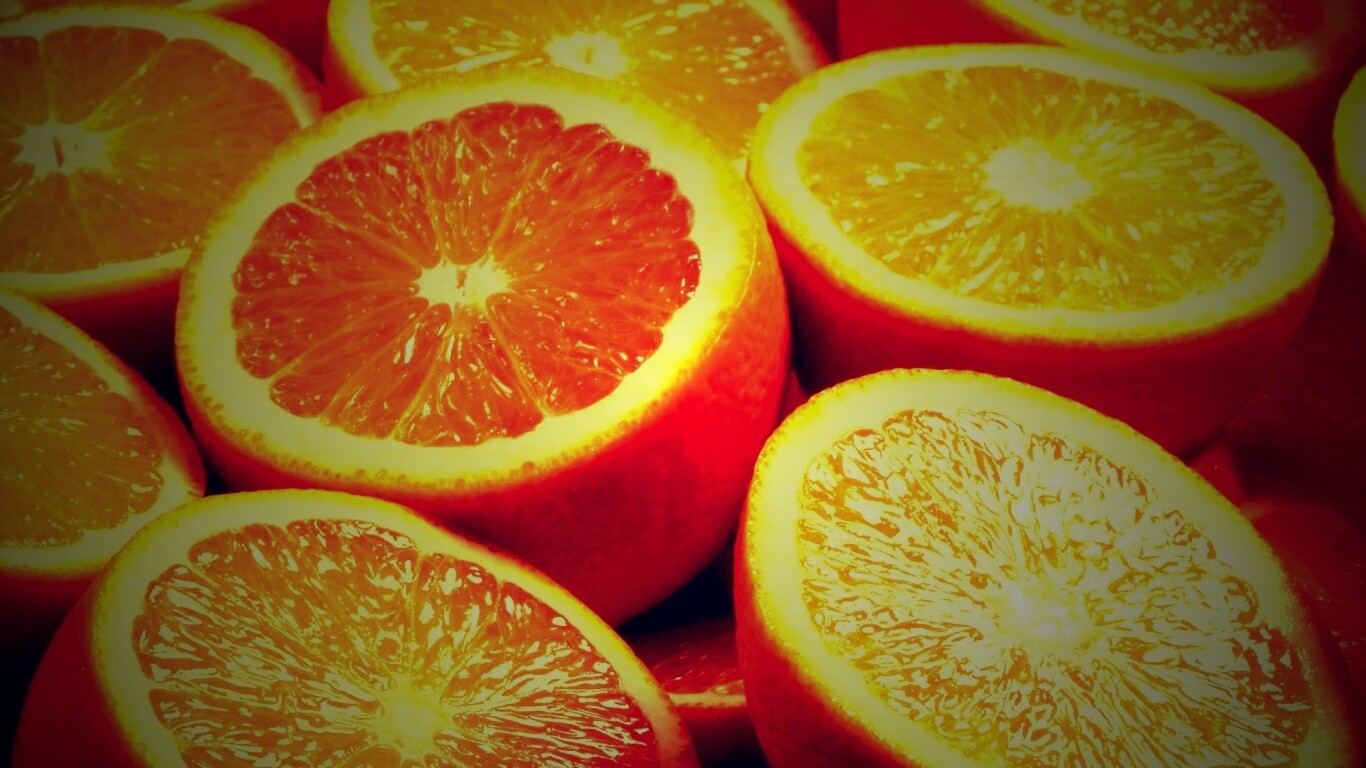 Апельсины обои