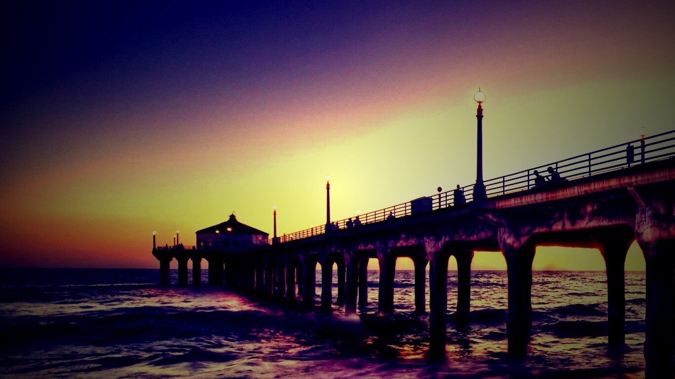 Пирс в Калифорнии обои