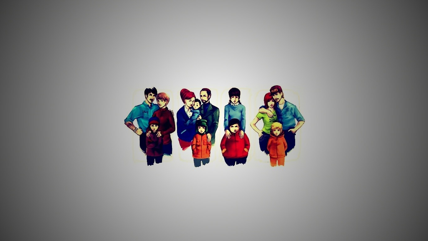 Какими были бы герои Южного парка в реальности обои