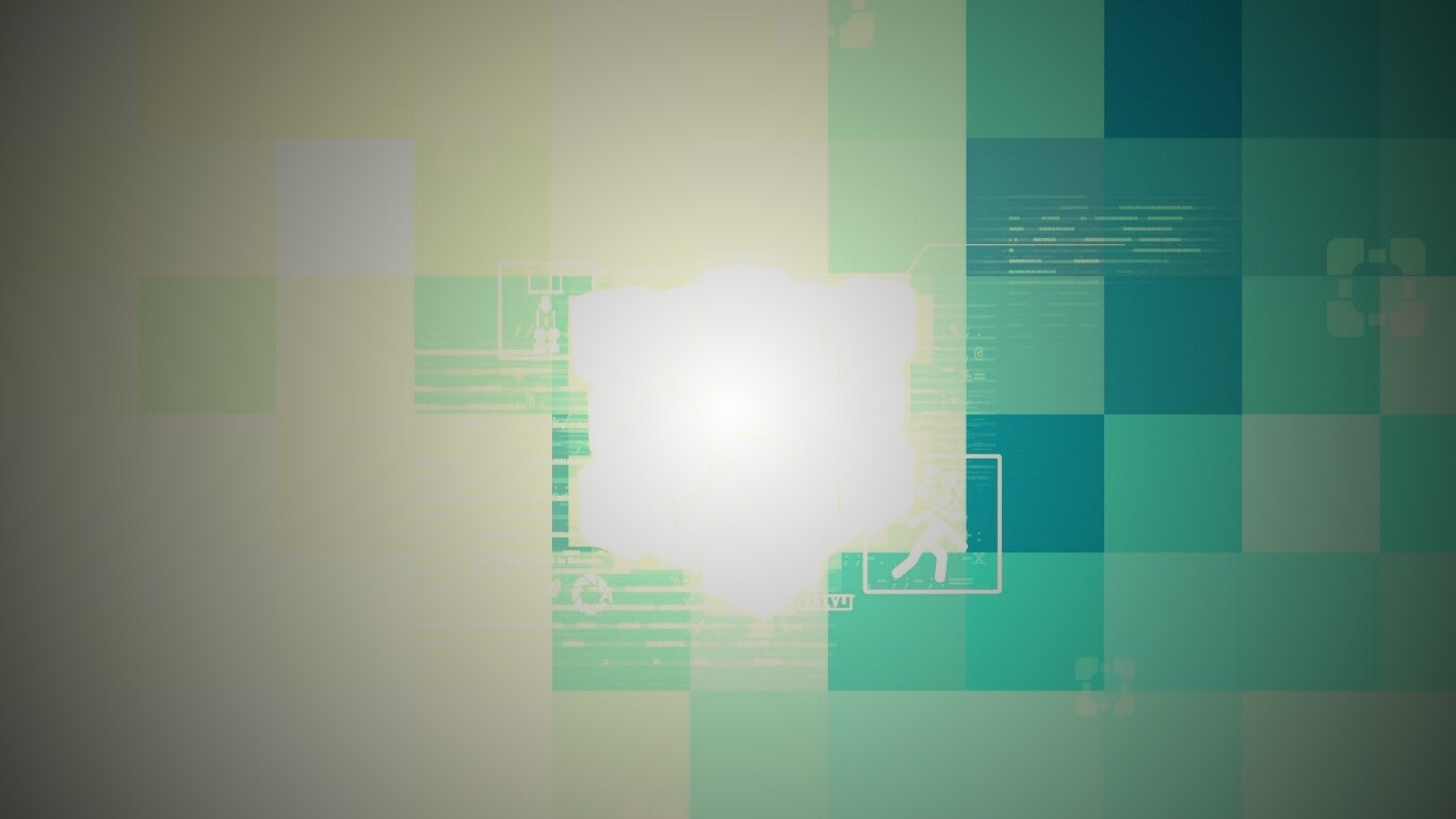 Высокотехнологичный куб из Портал обои