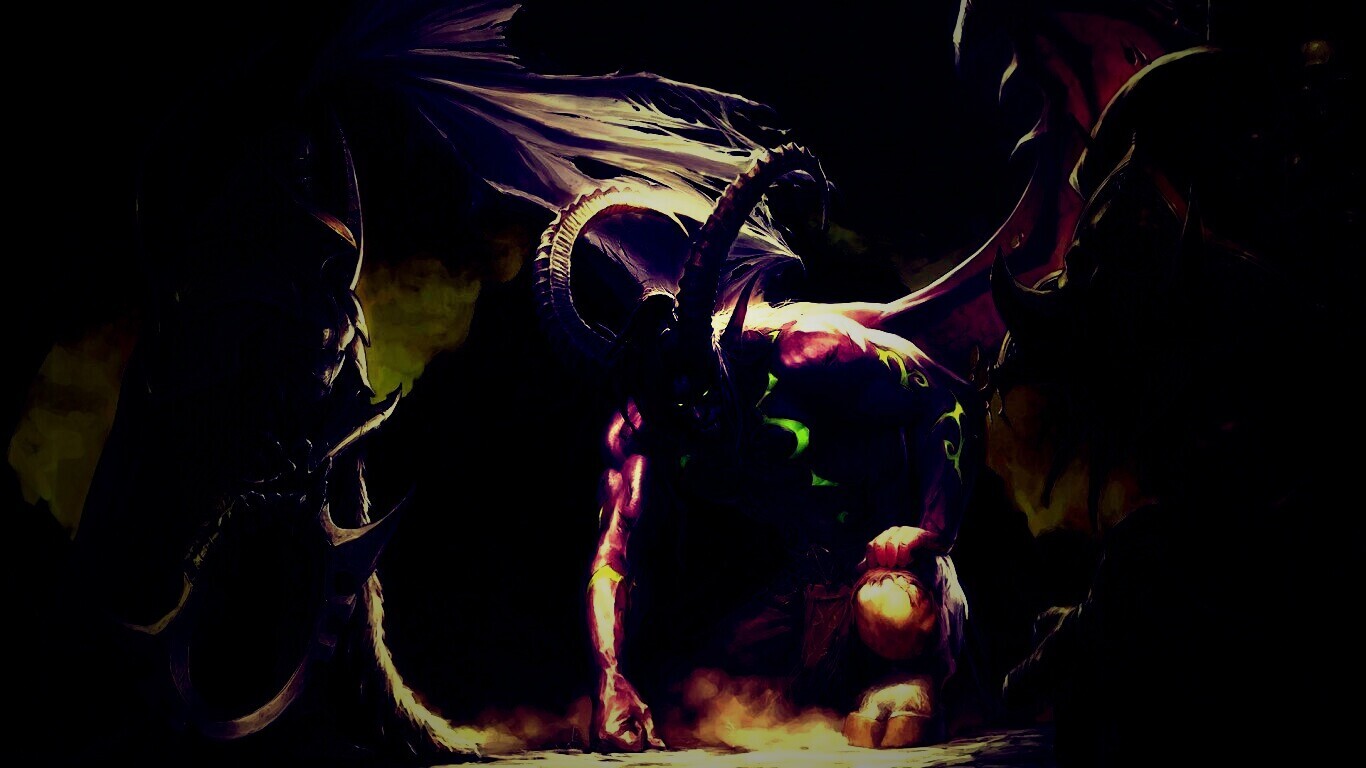 Иллидан из War Craft обои