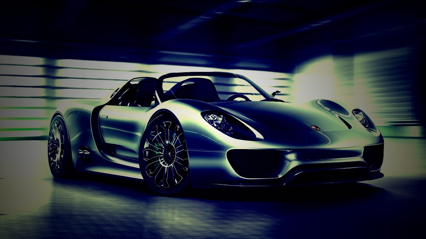 Porache 918 Spider обои