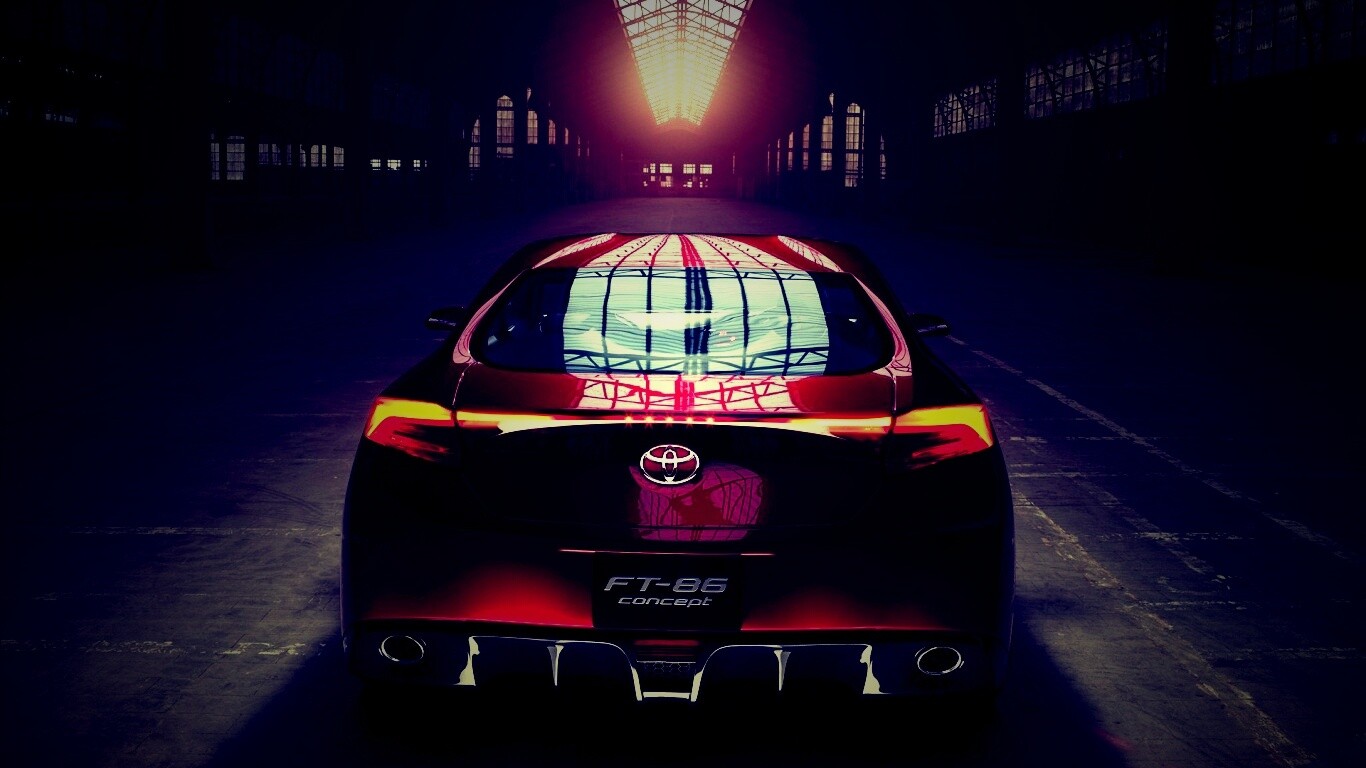 Концепт спортивной тойоты обои