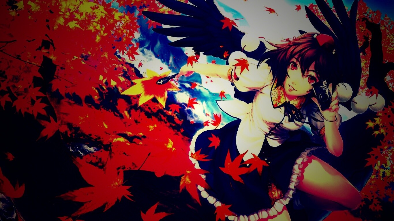 Девушка с фотоаппаратом обои