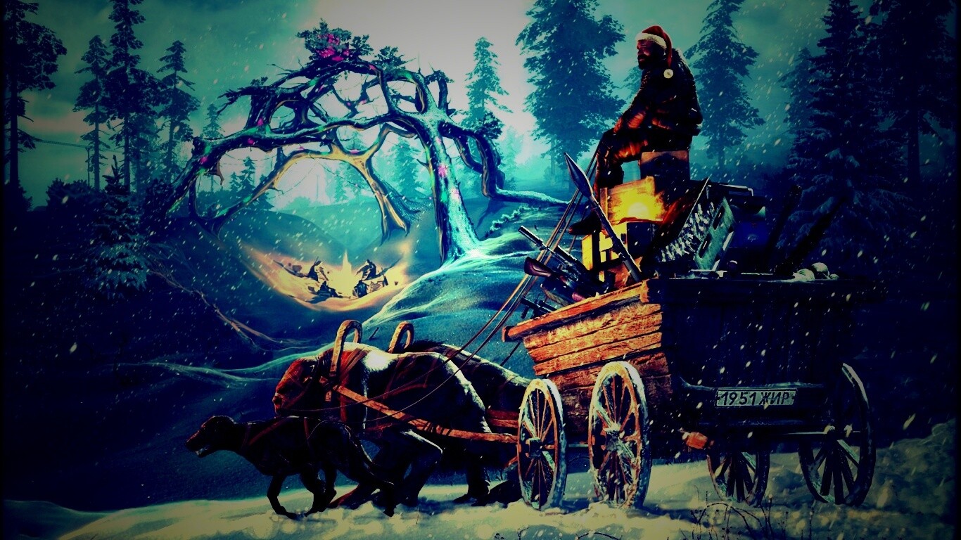 Новогодний Сталкер обои