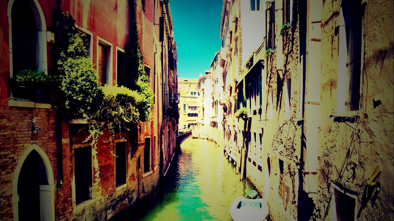 Венецианская улочка обои