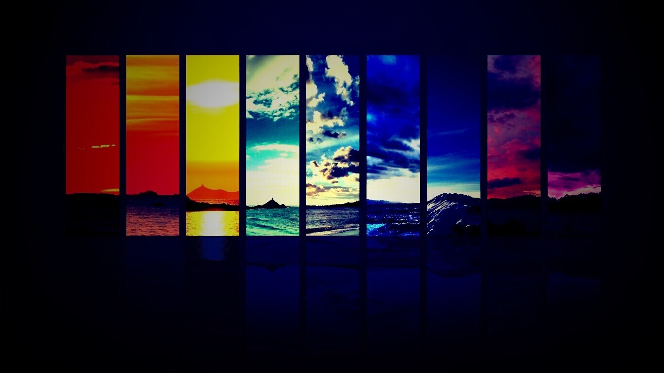 Небесный спектр обои