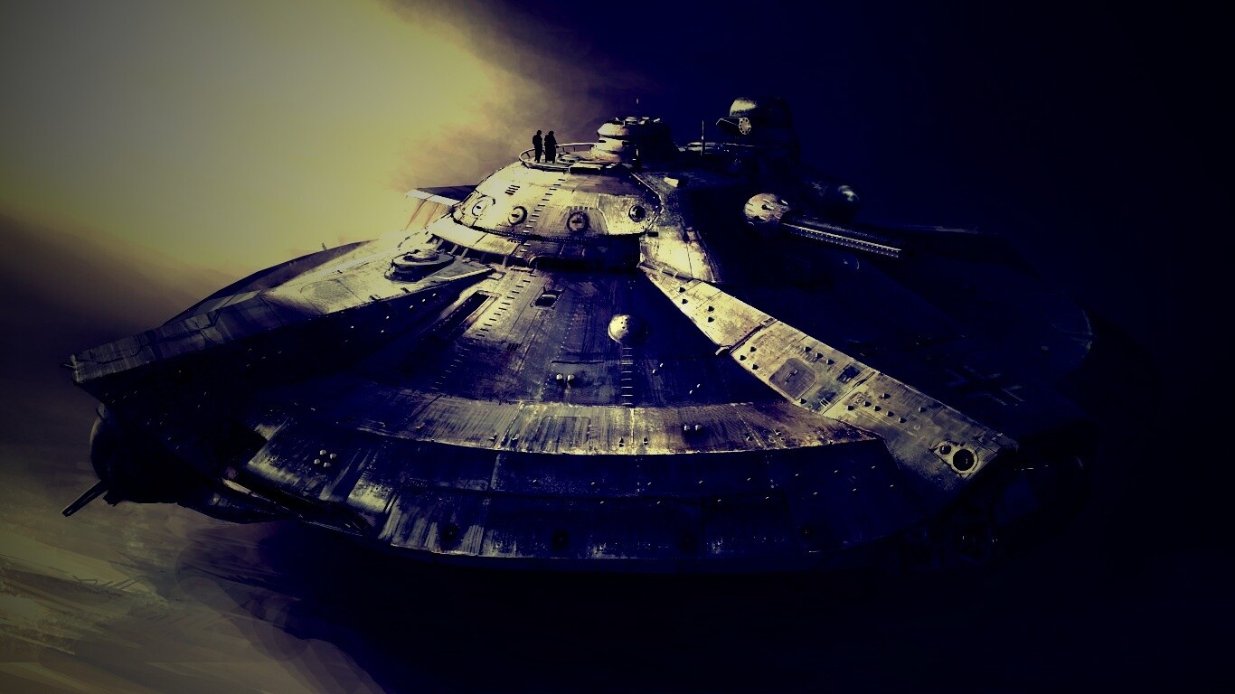 Летающая тарелка. Разработка Рейха. обои