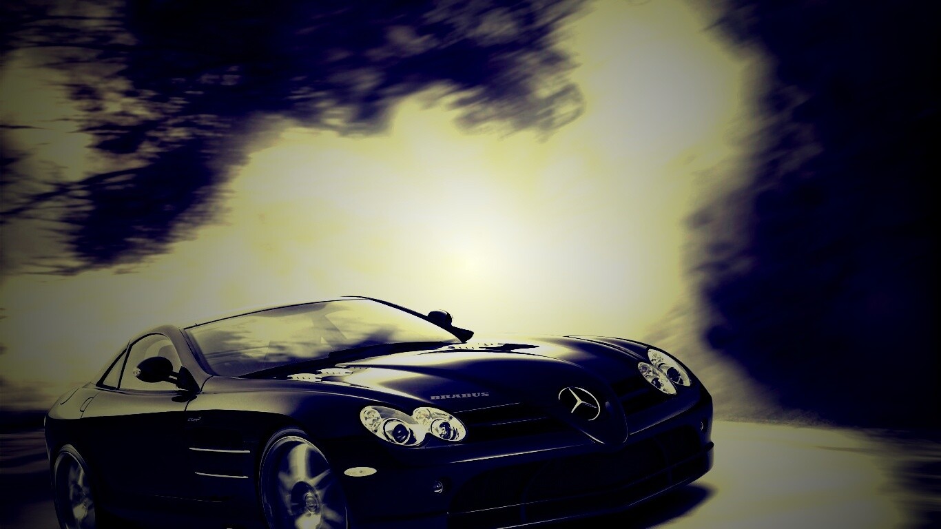 Двухместный мерседес обои