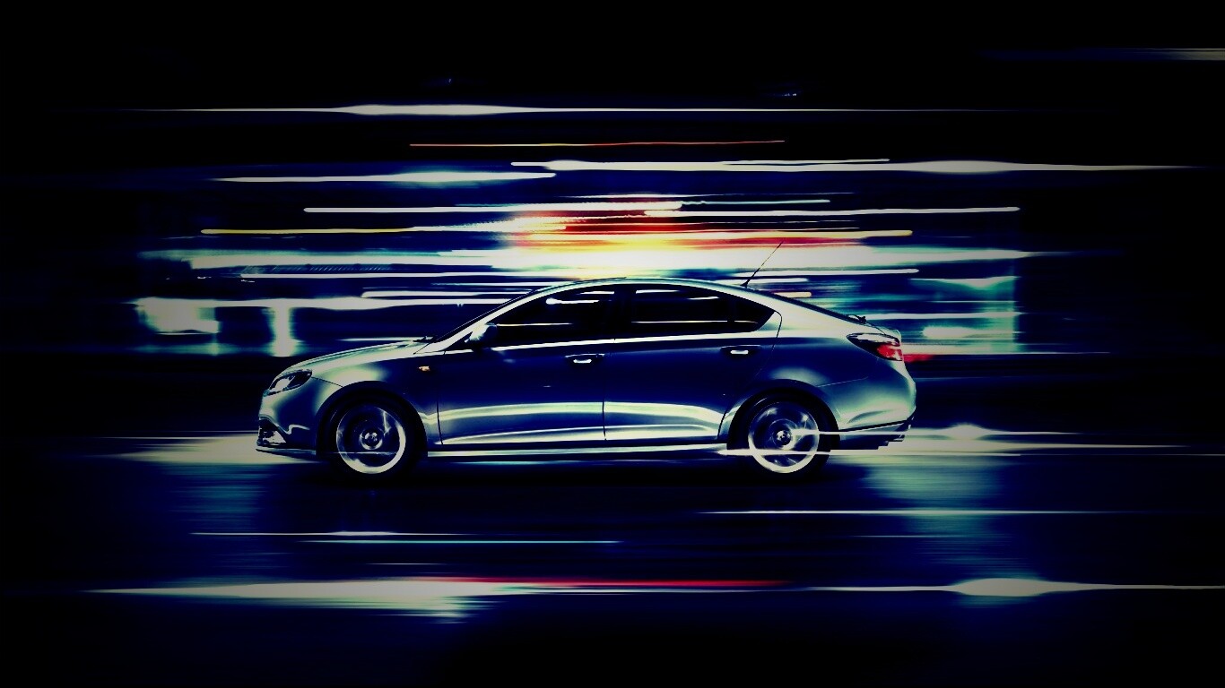 Субару в движении обои