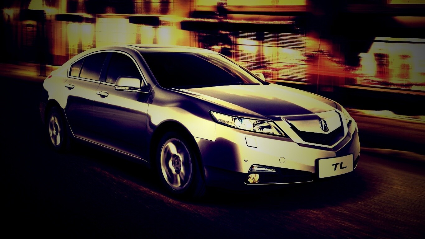 Acura в движении обои