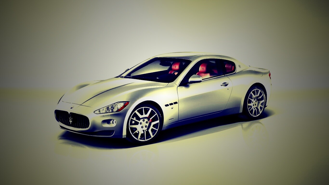 Грандтуризмо на белом фоне обои