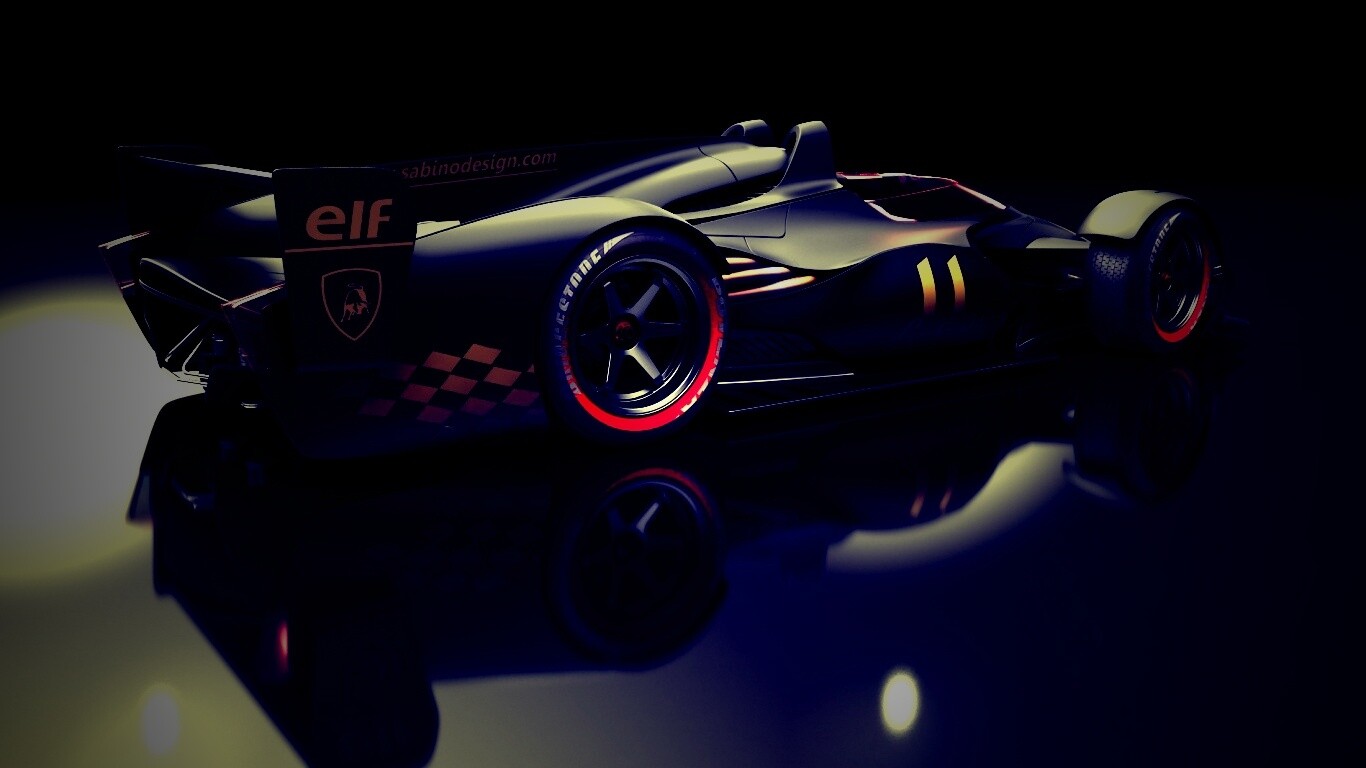 Болид Lamborghini обои