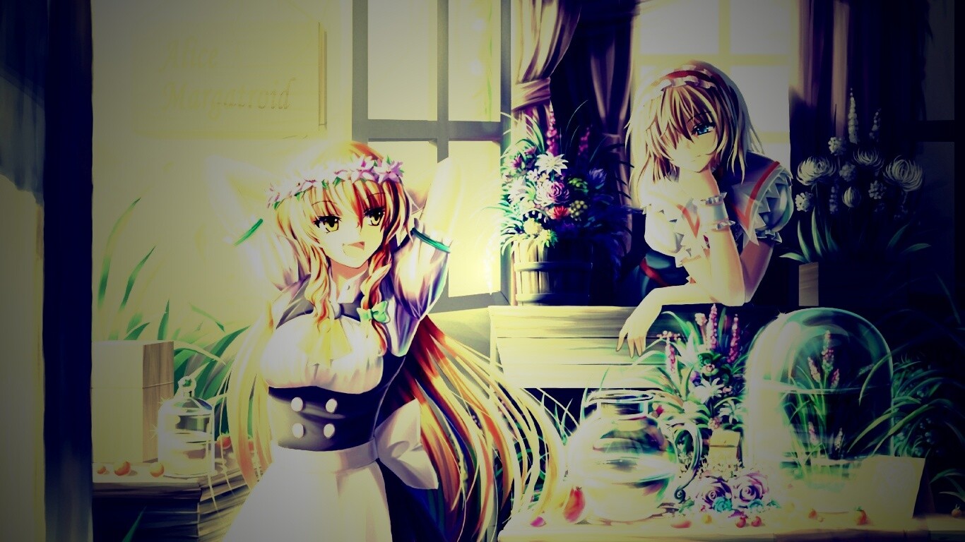 Анимешное утро обои