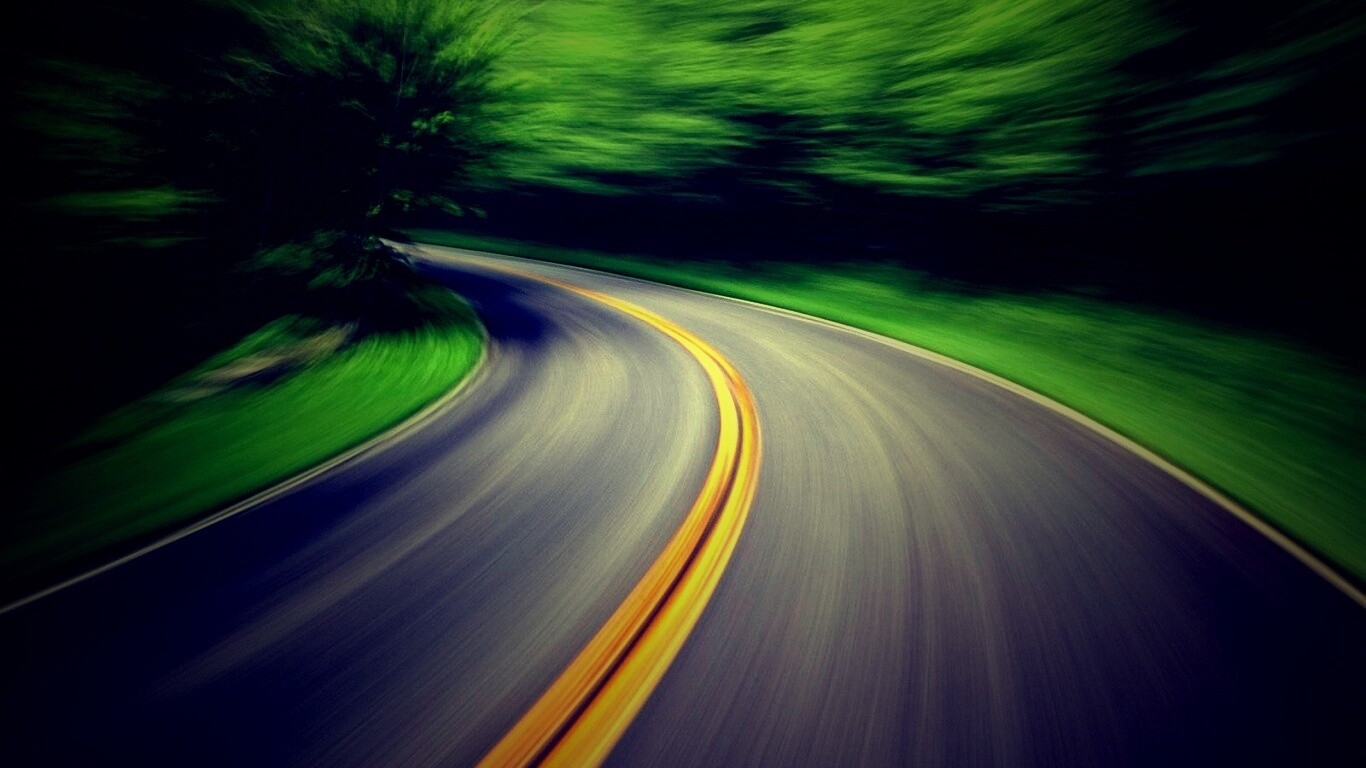 В движении обои