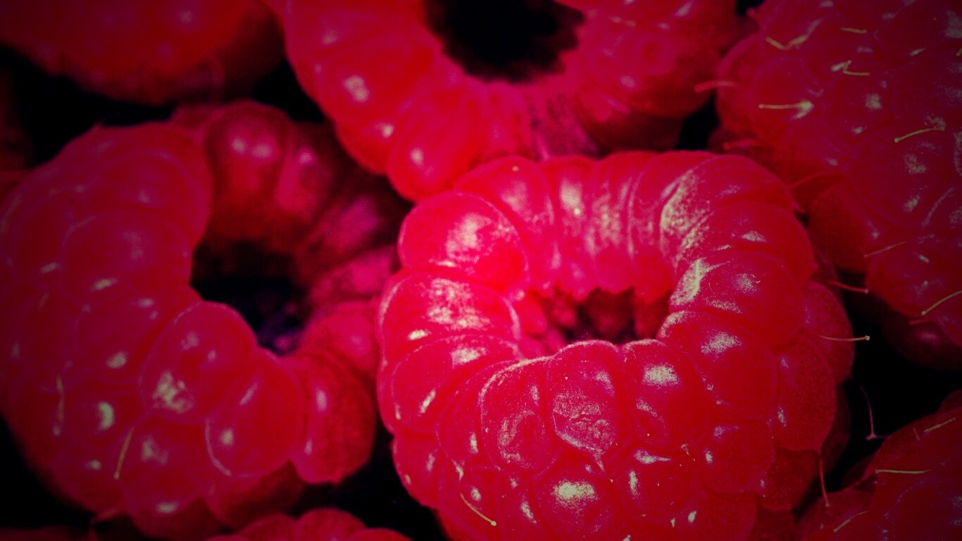 Вкусная малина обои