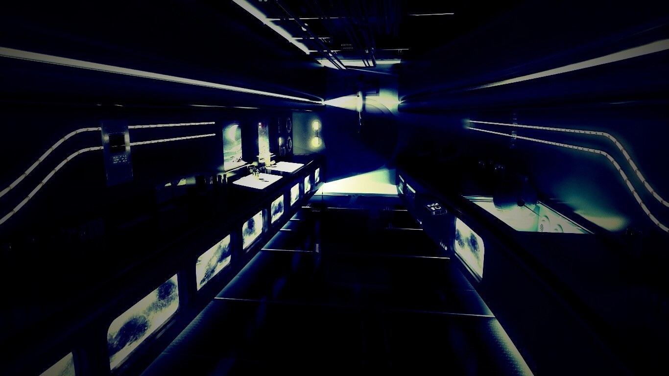 На борту космического корабля обои