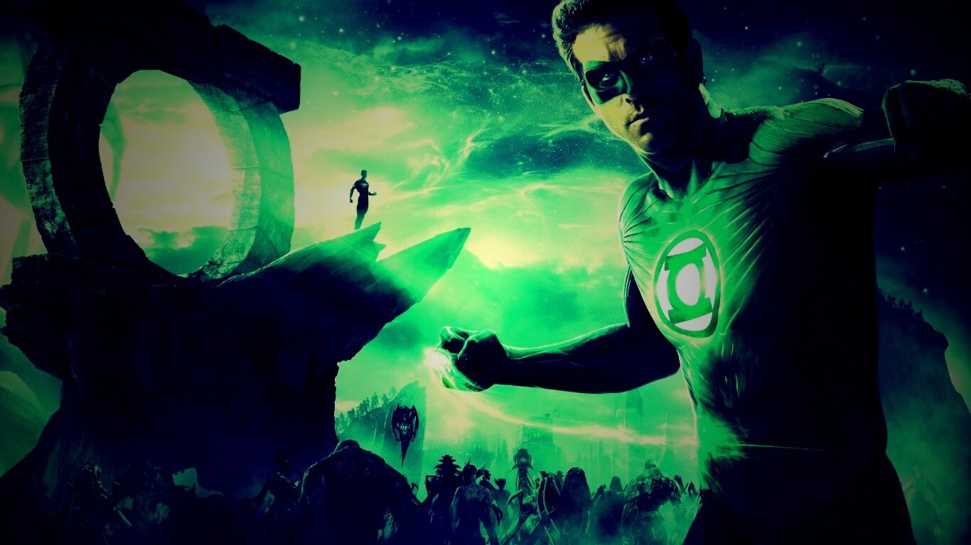 Зелёный фонарь обои