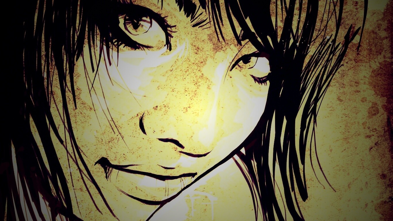 Оригинальный портрет азиатской девушки обои