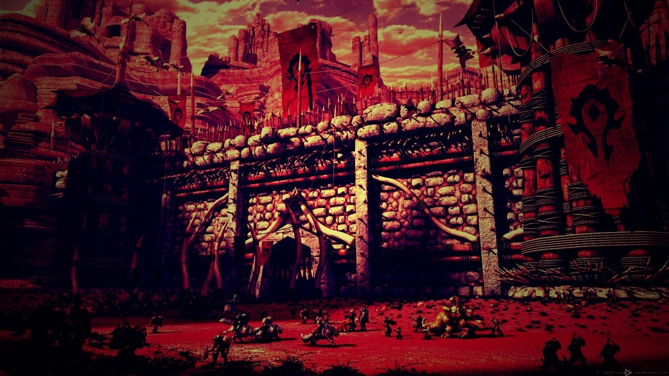 Крепость орков обои