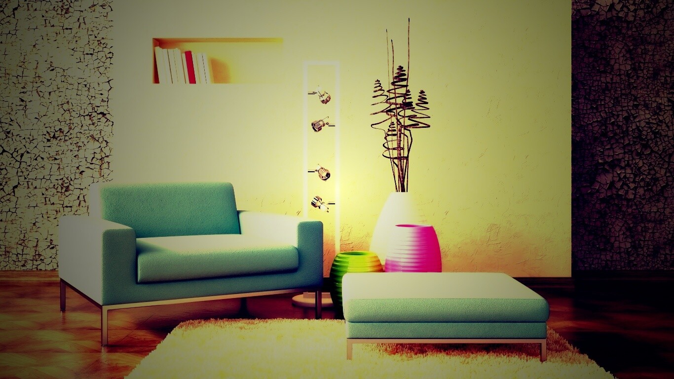 Стильный декор обои