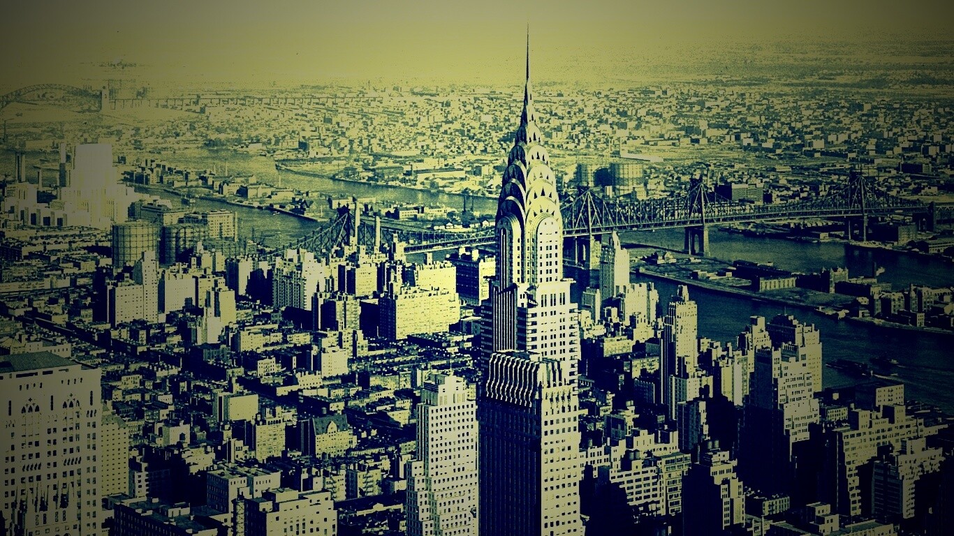 Панорама Нью-Йорка обои