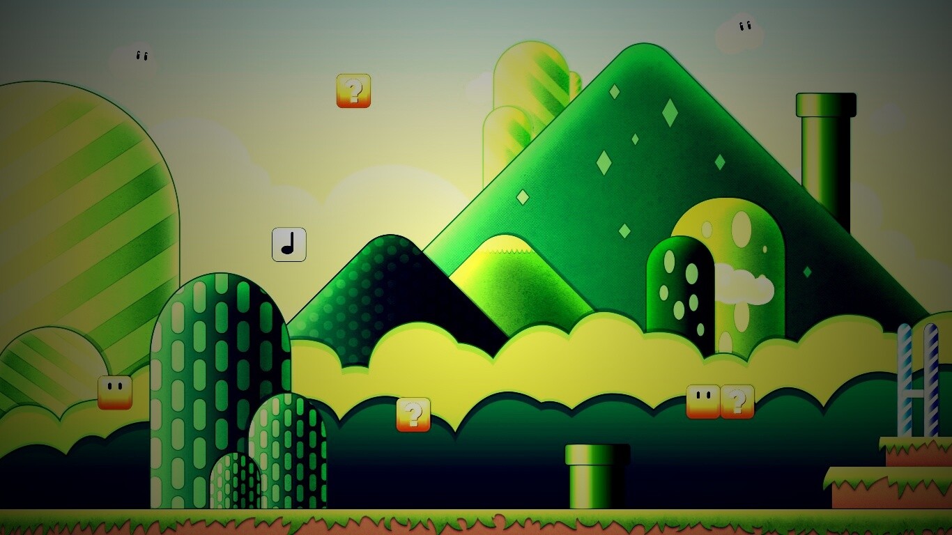 Мир Супермарио обои