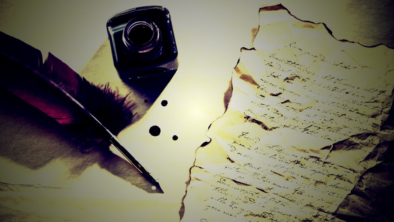 Мятое письмо обои