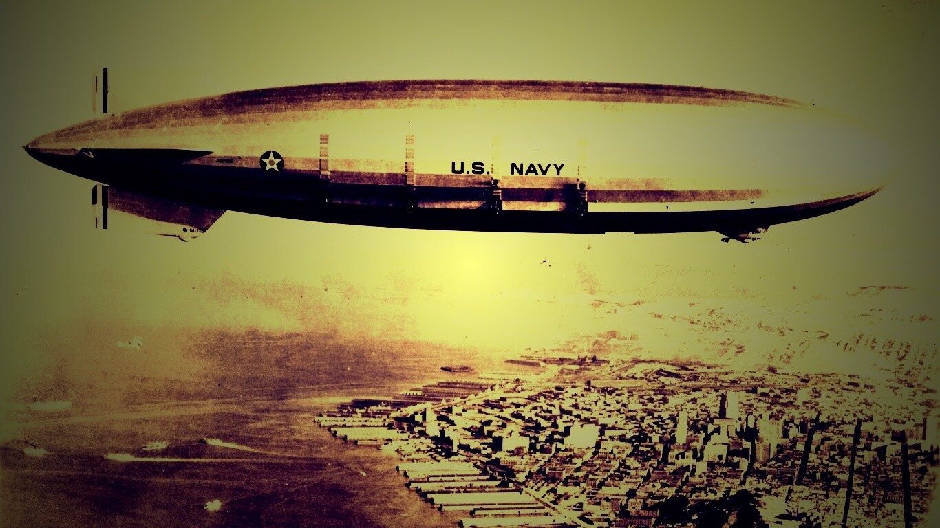 Дерижабль обои