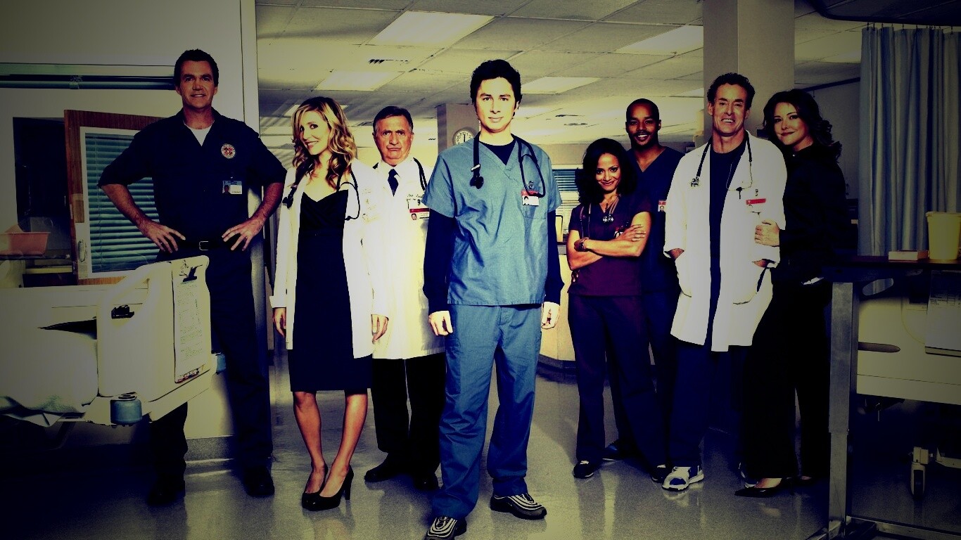 Герои сериала Клиника обои