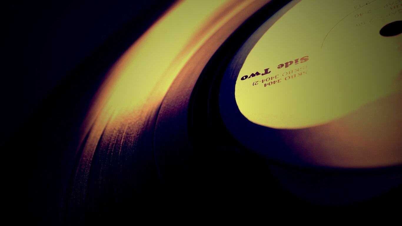 Виниловая пластинка обои