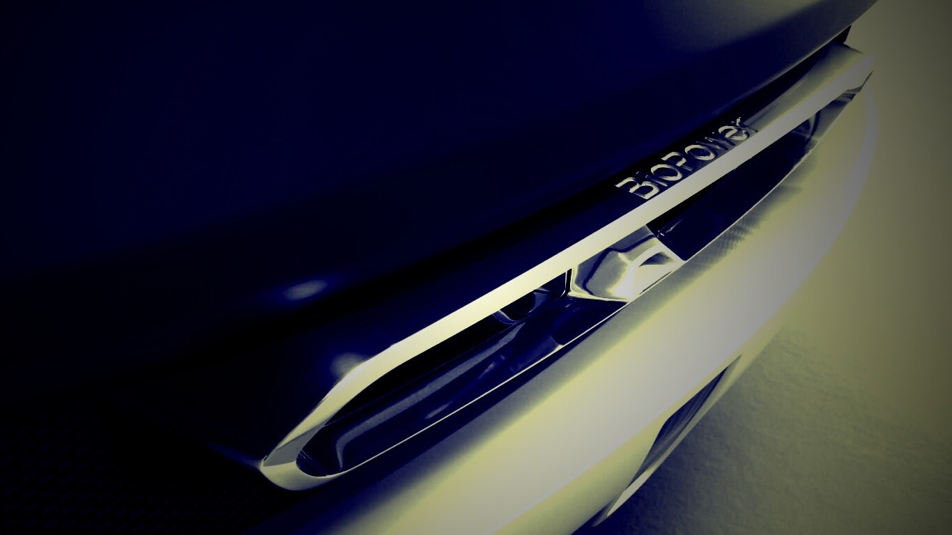 Хромированный бампер обои