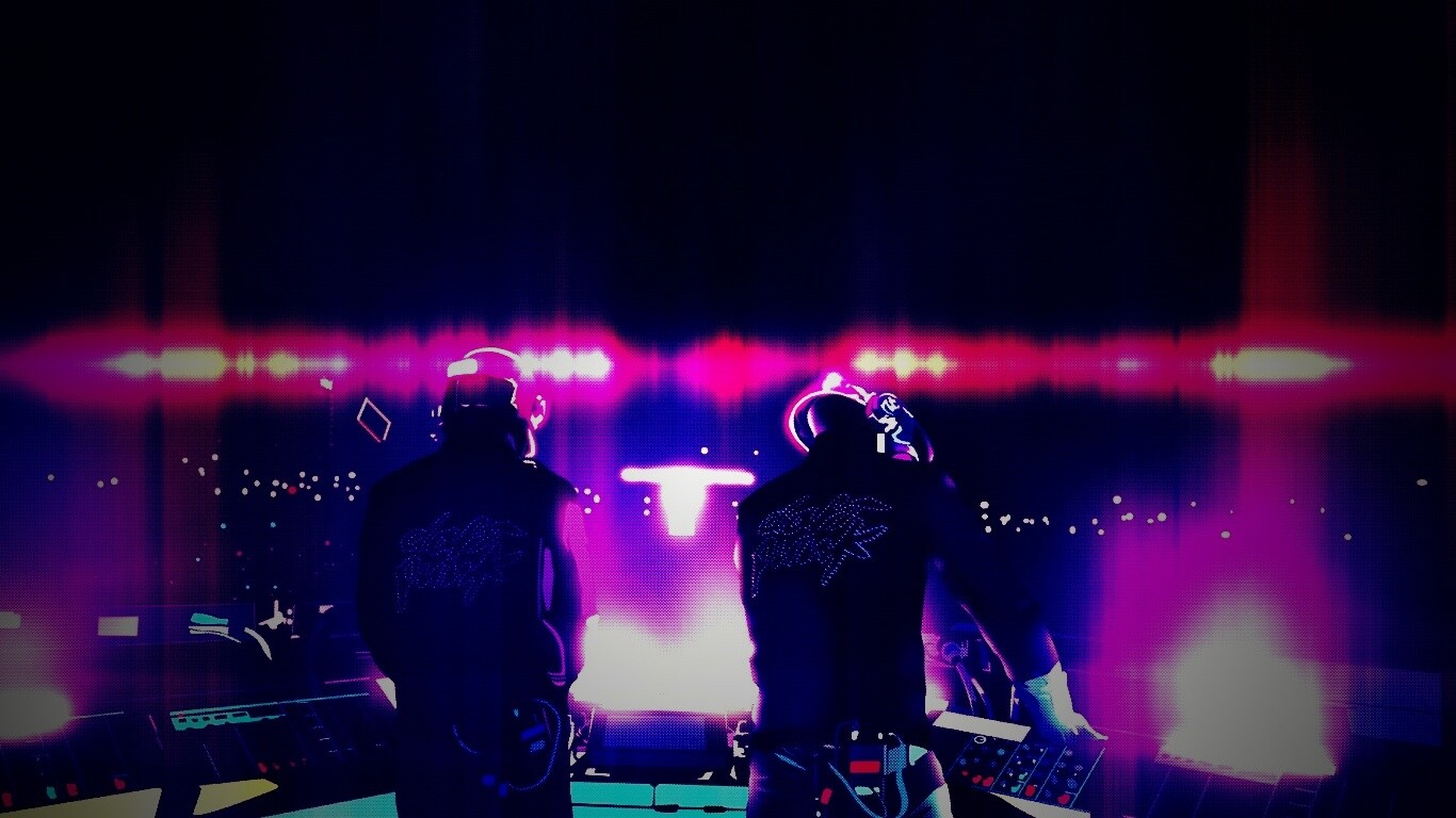 Концерт Daft Punk обои