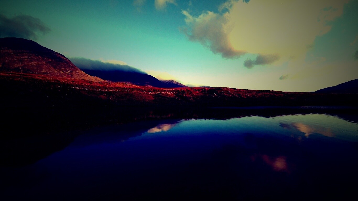 Зеркальное озеро обои