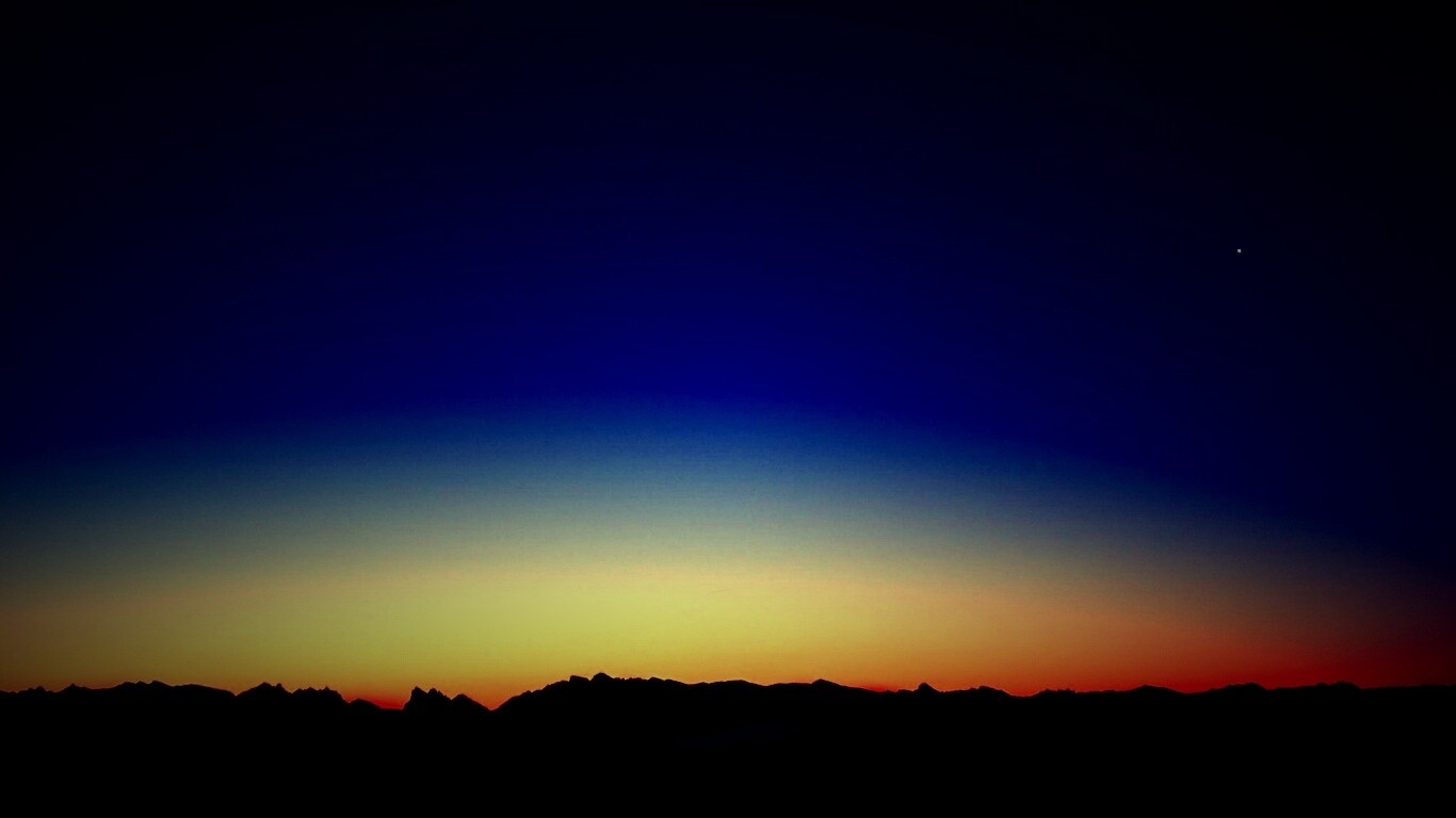 Сказочный закат обои