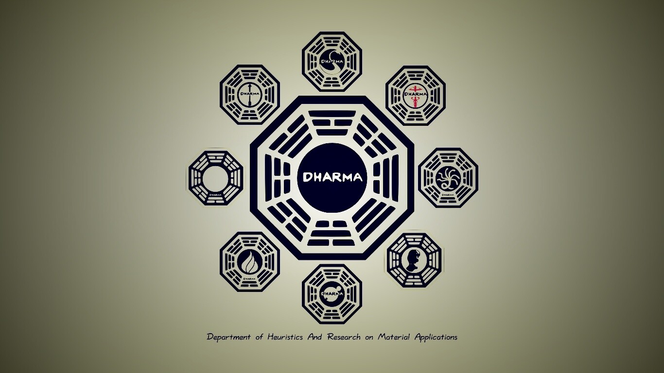 Логотипы станций Дхарма обои