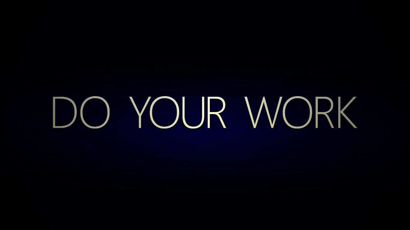 Делай свою работу обои