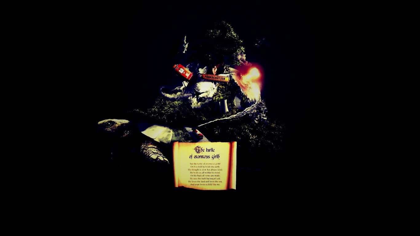 Огромная в обхвате черепаха обои