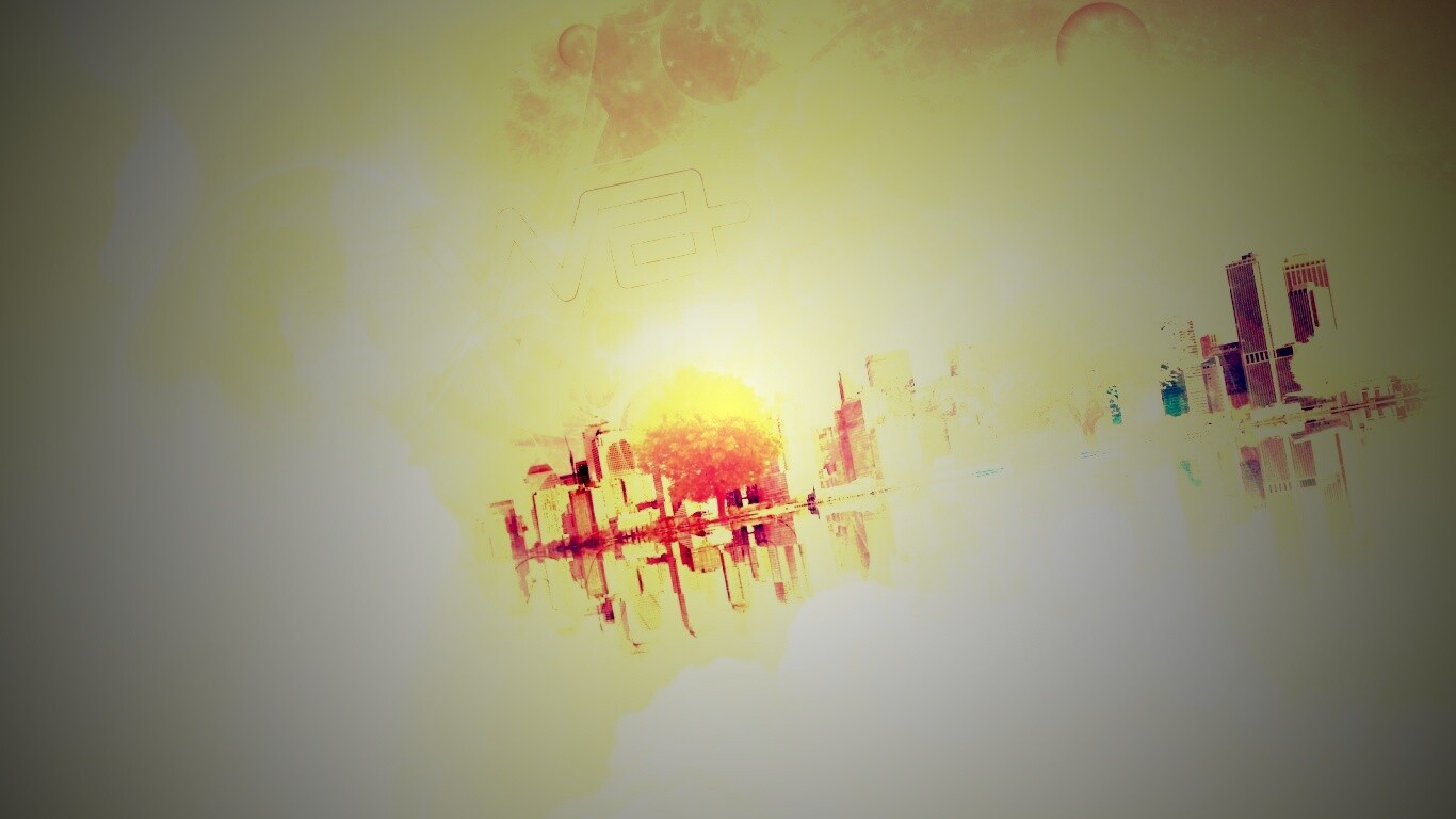 Абстрактный город обои