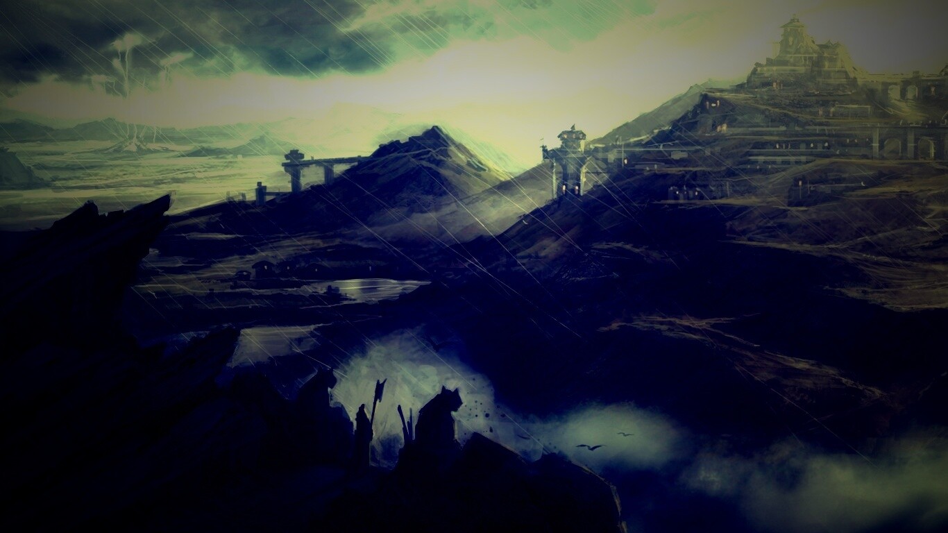 Пейзаж из Dragon Age 2 обои