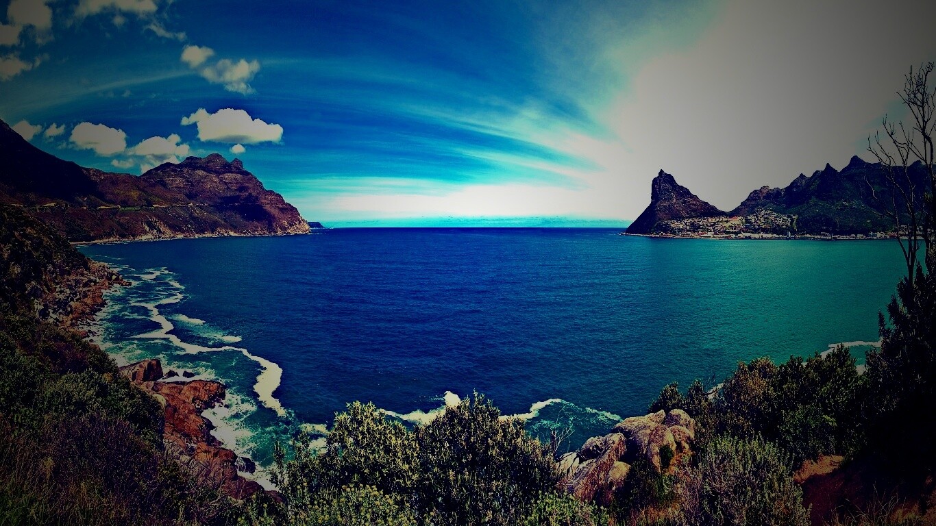 Красивая бухта обои