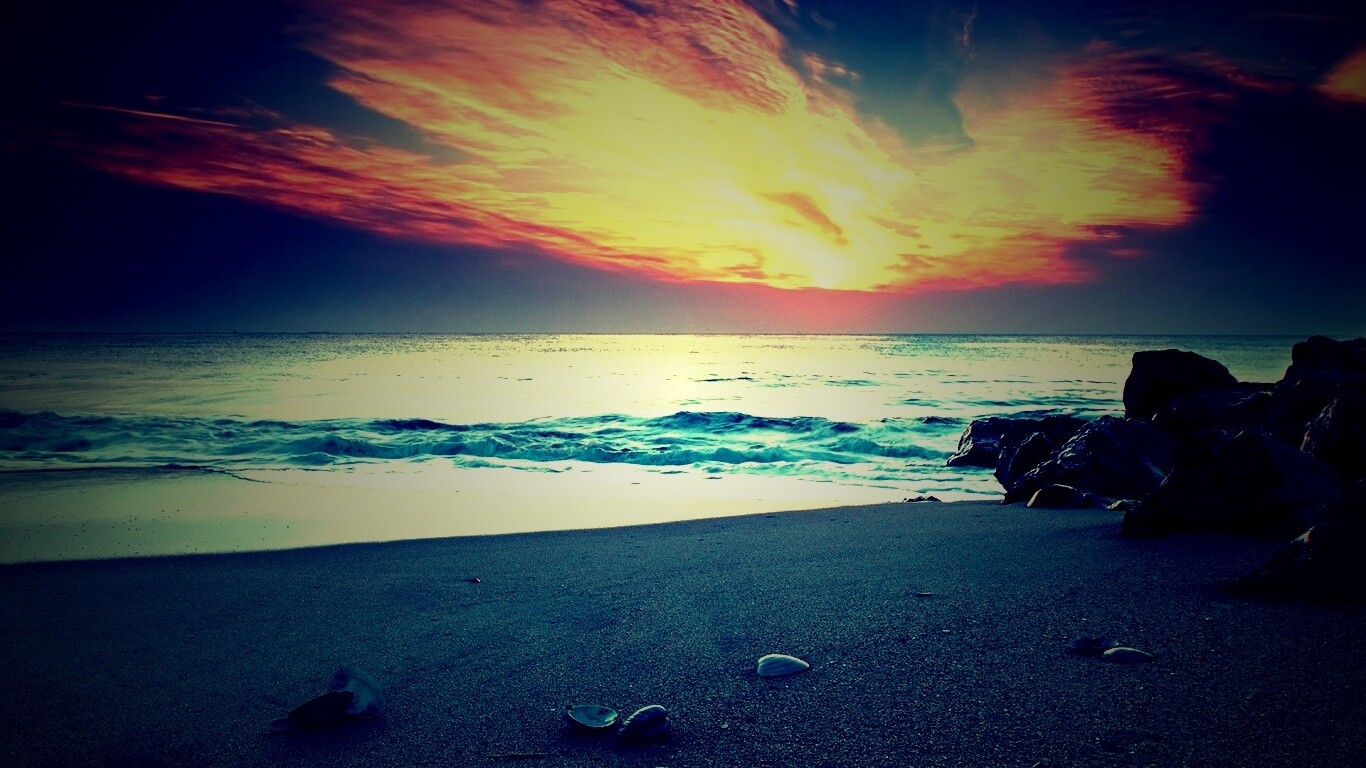 Красивый пляж обои