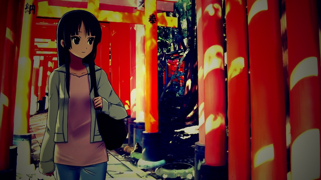 Акияма Мио обои