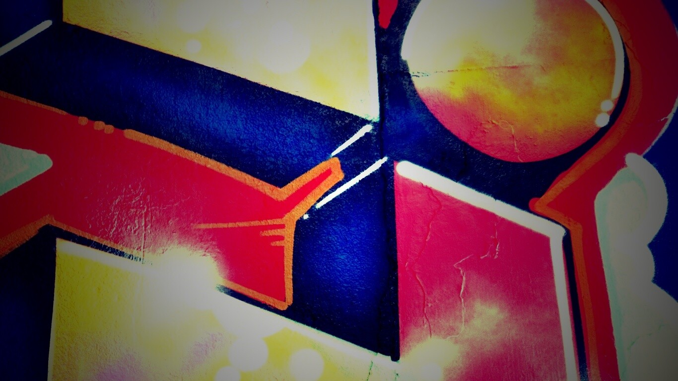 Граффити на стене обои