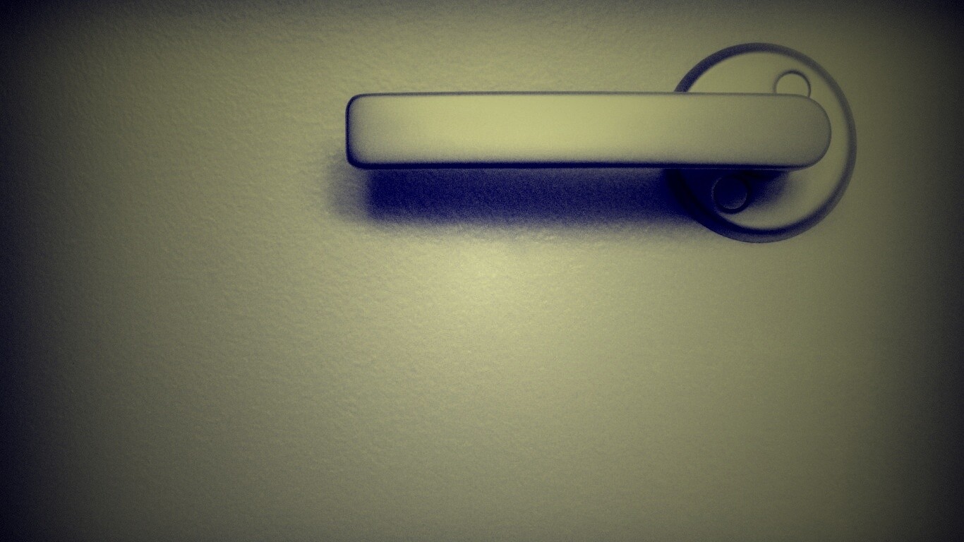 Дверная ручка обои